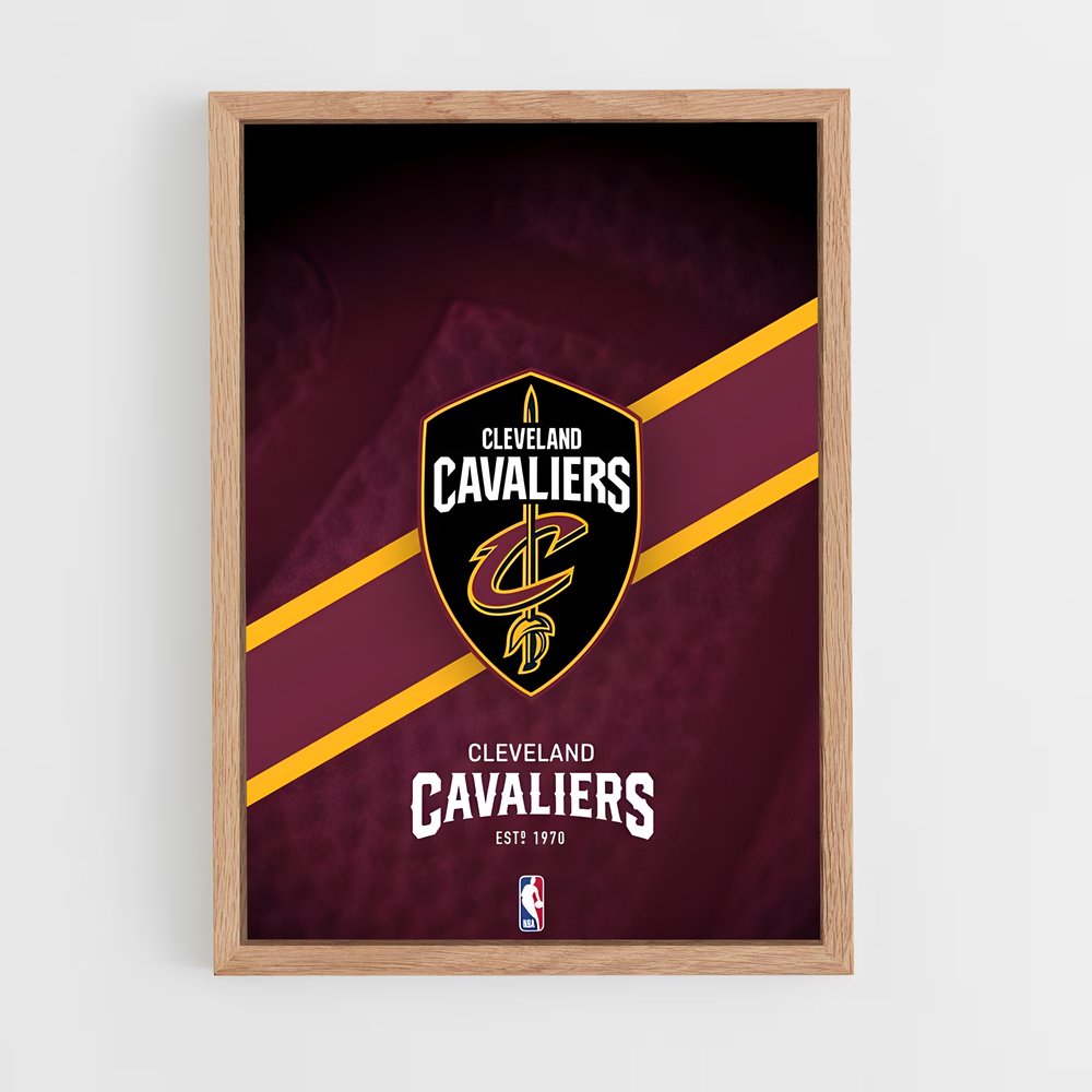 Poster Cleveland de cavaliers – affiche Basketball (vue 4)